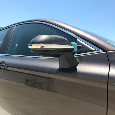 2pcs ABS Chrome Car Side Mirror Trim Rearview Mirror Protective Strip for Toyota Camry 2018-2024