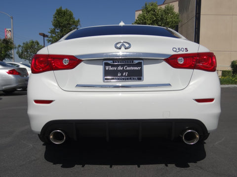 3D Metal Red Letter S Badge Rear Fender Trunk Emblem Sticker for Infiniti Q50