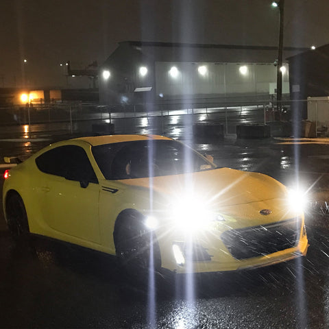 6000K Xenon White LED Headlight Bulb All-in-One Conversion High Low Beam Kit, 6000LM Super Bright Fog Light Replacement