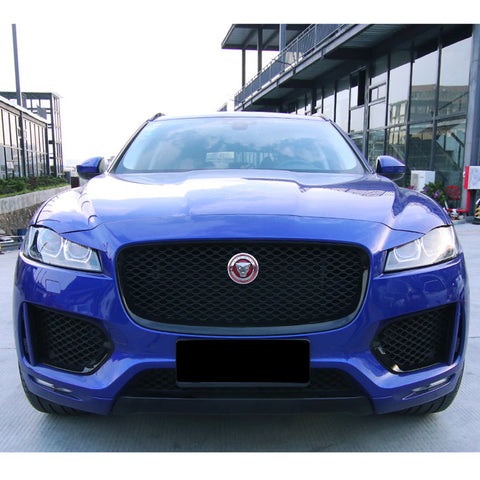 Blue/ Gold/ Red Aluminum Surrounding Decoration Ring for Jaguar F-Pace XE XF XFR XFR-S XJ XJR XJR-S Front Grille Feline Emblem