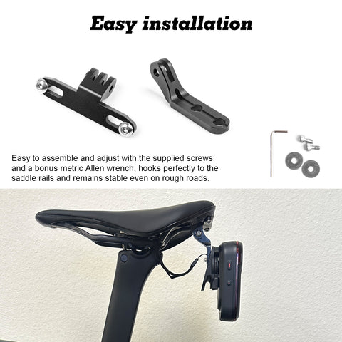Bike RCT715 Tail Light Mount Combo, Compatible with Most Lynx Saddle S-WORKS SWAT & MOST LYNX - Type B