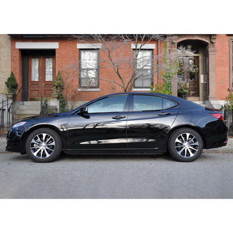 Glossy Black Chrome Delete Blackout Window Cover Sticker For Acura TLX 2015-2020