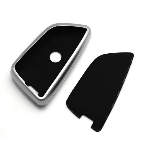 For BMW Key Fob Cover,Soft TPU Full Protection Key Fob Case for BMW 2 3 5 6 7 Series X1 X2 X3 X4 X5 X6 X7 Keyless Entry Smart Remote Control, Black