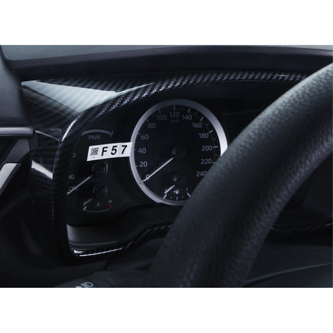 Carbon Fiber Texture Dashboard Instrument Cover Trim For Toyota Corolla 2020-23