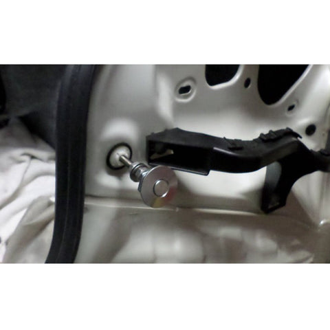 Universal Silver Car Latch Push Button Bumper Hood Bonnet Quick Release Fasteners 2Pcs/Set