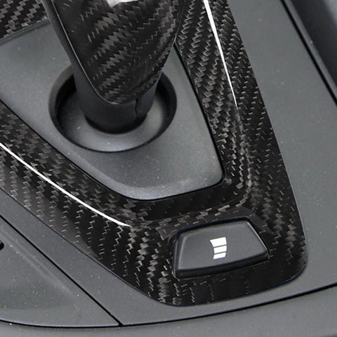 Carbon Fiber Center Shifter Console Base Trim For BMW F80 F82 F83 M3 M4 M-DCT
