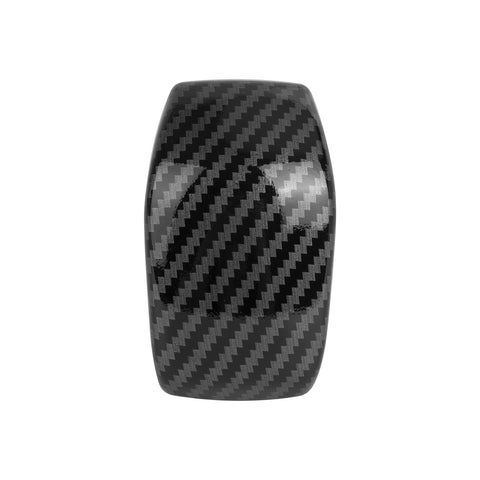 Gear Shift Knob Cover Trim Compatible with Toyata RAV4 XA50 2019-2024, Carbon Fiber Pattern