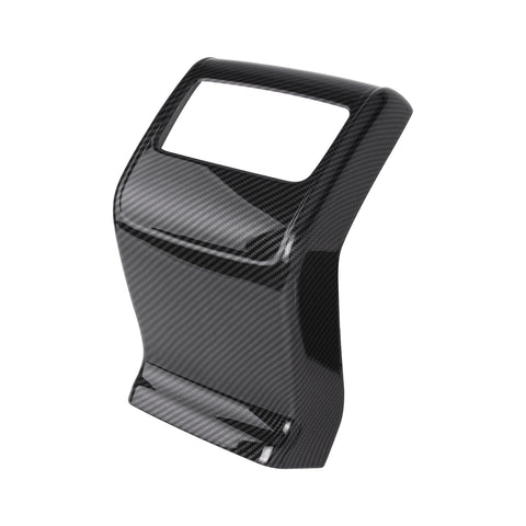 Carbon Fiber Texture AC Air Vent Outlet Rear Center Cover Trim For Honda Accord 2018 2019 2020 10th Generation