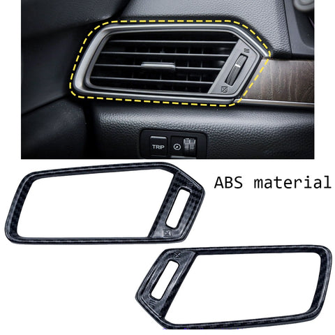 Carbon Fiber Pattern ABS Cover Trim Fit Honda Accord 2018