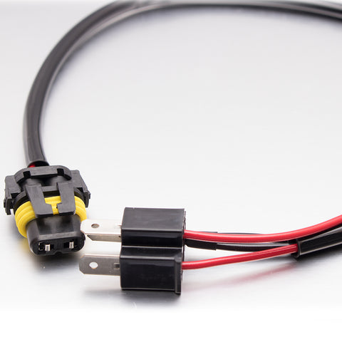 9006 To H4 Conversion Wires Adapters Headlight Retrofit or HID Kit Installation