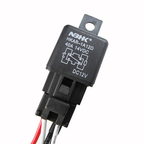 H11 H8 Relay Harness Wire Kit + LED ON/OFF Switch For For Aftermarket Fog Lights, Driving Lights, HID Conversion Kit, LED Work Lamp, etc