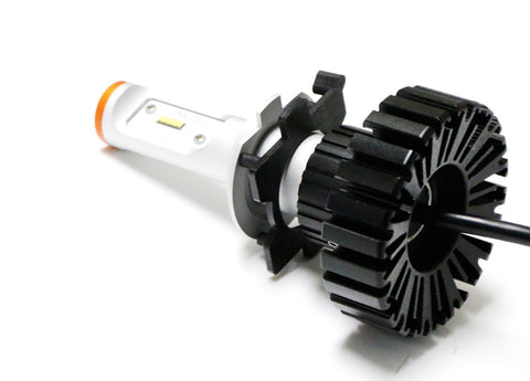 2x H7 LED Headlight Bulbs Adapters Retainers Holders Mazda 3 5 6 MX5 CX-5 CX-7 RX-8