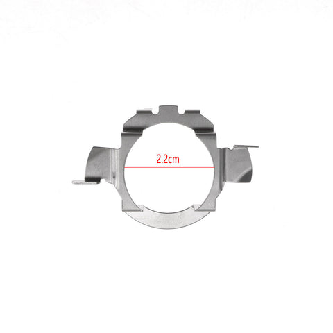 2x H7 LED Headlight Bulbs Adapters Retainers Holders Mercedes C E ML CLK GLA GLS