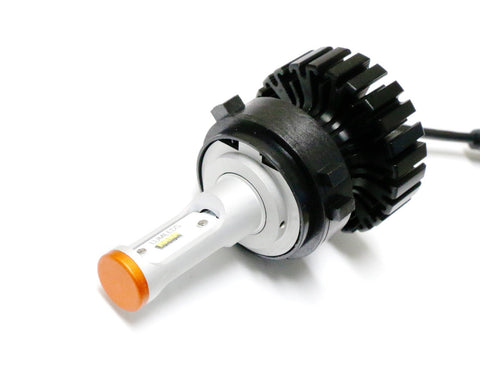 2x H7 LED Headlight Bulbs Adapters Retainers Holders VW MK6 Golf GTI 2010 - 2014 Low Beam