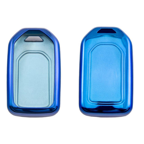 Glossy Red/ Blue/ Black/ Gold/ Silver Soft TPU Case Remote Smart Key Fob Cover Holder for Honda Accord Civic Pilot CRV HRV Odyssey