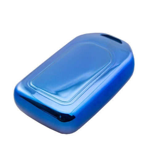 Glossy Red/ Blue/ Black/ Gold/ Silver Soft TPU Case Remote Smart Key Fob Cover Holder for Honda Accord Civic Pilot CRV HRV Odyssey
