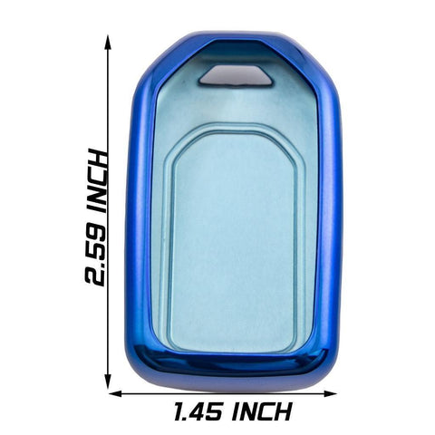 Glossy Red/ Blue/ Black/ Gold/ Silver Soft TPU Case Remote Smart Key Fob Cover Holder for Honda Accord Civic Pilot CRV HRV Odyssey
