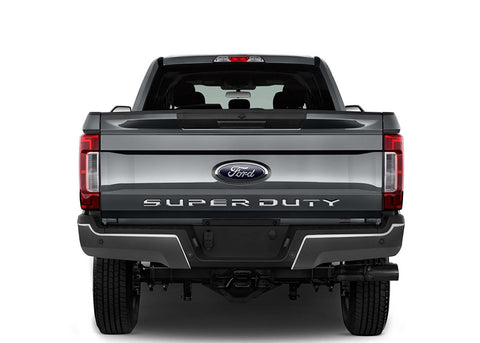 Brushed Silver/ Brushed Gold/ Glossy Red/ Glossy Black/ Matte Black SUPERDUTY Letters Decal Emblem Tailgate Sticker for Ford F150 F250 F350 F450 F550 Super Duty 2017+