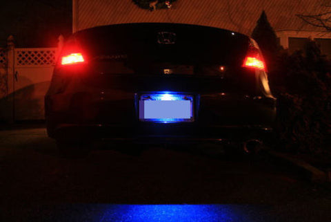 10x Blue LED License Plate Interior Light 12-SMD Bulb Wedge 168 T10 2825 194 W5W