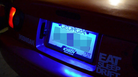 10x Blue LED License Plate Interior Light 12-SMD Bulb Wedge 168 T10 2825 194 W5W