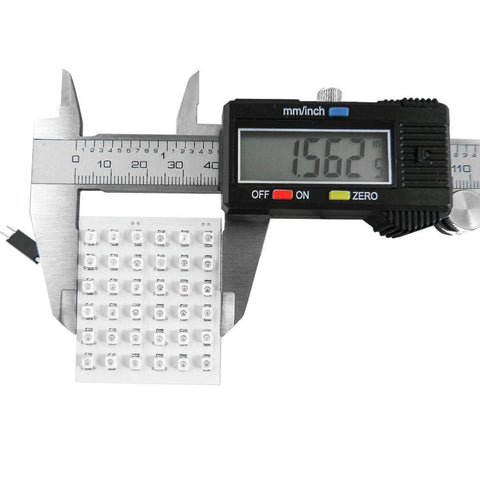 10pcs Xenon White\ Blue T10 36-SMD LED Panel Dome Light 158 168 184 194 2825 W5W