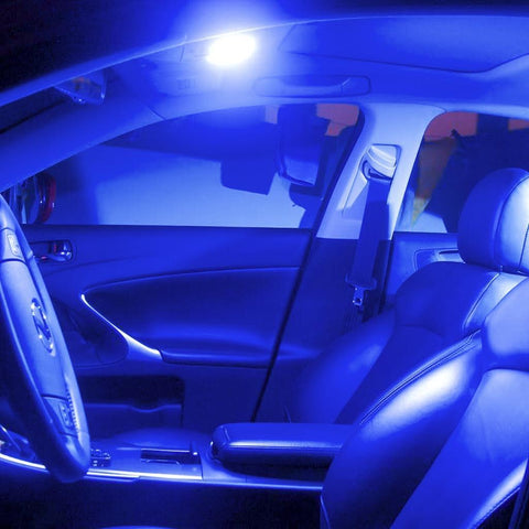 10pcs Xenon White\ Blue T10 36-SMD LED Panel Dome Light 158 168 184 194 2825 W5W