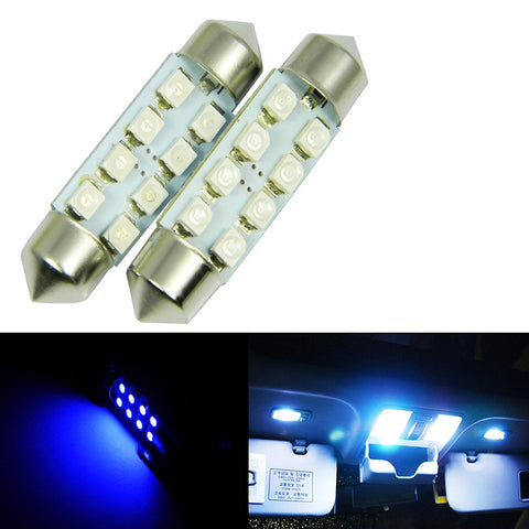 Super Bright White 8-SMD 6411 578 LED Bulb For Car Interior Dome Light or Trunk Area Light