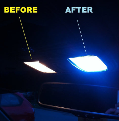 Super Bright White 8-SMD 6411 578 LED Bulb For Car Interior Dome Light or Trunk Area Light