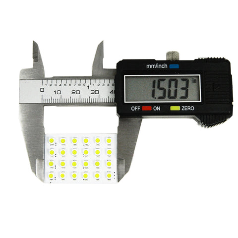 10x Blue 36mm 24-SMD Festoon LED Panel Interior Dome Lights C5W 6418 3425 6413