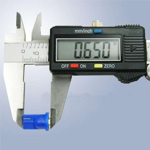 6pcs 8000K Ice Blue 16-SMD License Plate Light T10 Side Marker Backup LED Bulb