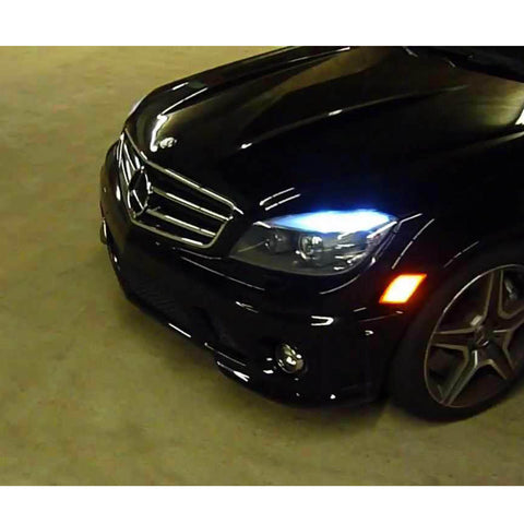 2x Blue Error Free T10 158 168 184 2821 2825 LED Bulbs Parking City Lights