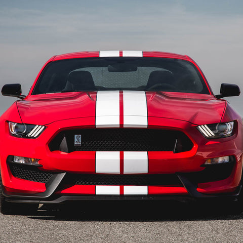 Car Exterior Hood Roof Trunk Die-Cut Vinyl Graphics Stickers For Ford Mustang