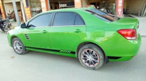 2x Sports Racing Car Graphics Side Lower Body Vinyl Long Stripe Decal Stickers