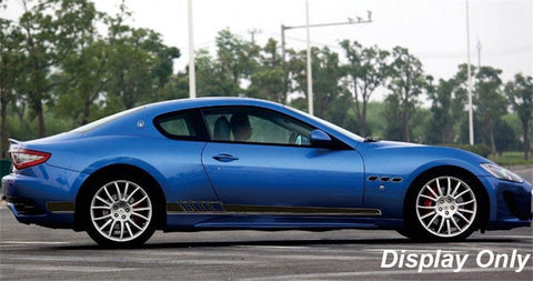 2x Sports Racing Car Graphics Side Lower Body Vinyl Long Stripe Decal Stickers