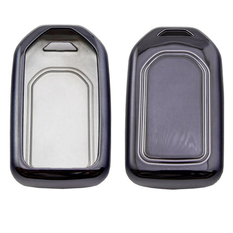 Glossy Red/ Blue/ Black/ Gold/ Silver Soft TPU Case Remote Smart Key Fob Cover Holder for Honda Accord Civic Pilot CRV HRV Odyssey