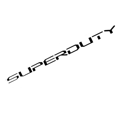 Brushed Silver/ Brushed Gold/ Glossy Red/ Glossy Black/ Matte Black SUPERDUTY Letters Decal Emblem Tailgate Sticker for Ford F150 F250 F350 F450 F550 Super Duty 2017+