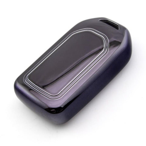 Glossy Red/ Blue/ Black/ Gold/ Silver Soft TPU Case Remote Smart Key Fob Cover Holder for Honda Accord Civic Pilot CRV HRV Odyssey