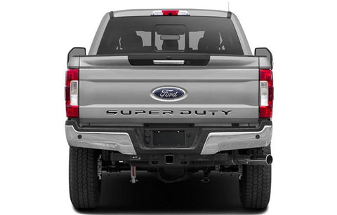 Brushed Silver/ Brushed Gold/ Glossy Red/ Glossy Black/ Matte Black SUPERDUTY Letters Decal Emblem Tailgate Sticker for Ford F150 F250 F350 F450 F550 Super Duty 2017+