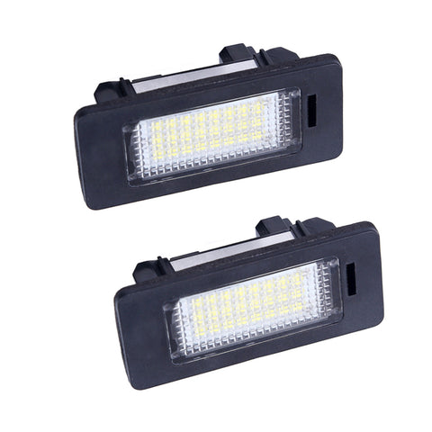 2x License Plate Light 24 White LED Canbus For BMW E60 E90 F30 E92 3/4/5 Series
