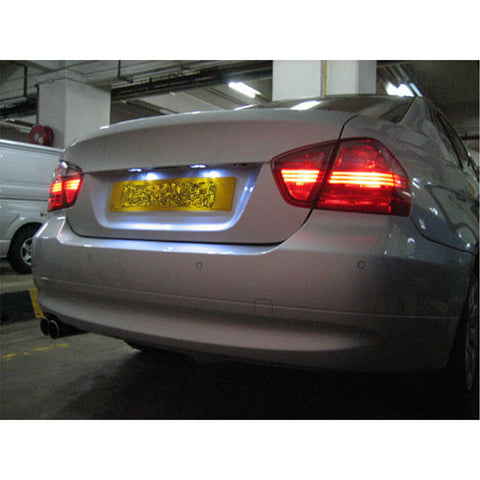 2x License Plate Light 24 White LED Canbus For BMW E60 E90 F30 E92 3/4/5 Series