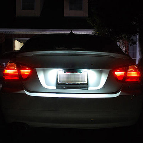 2x License Plate Light 24 White LED Canbus For BMW E60 E90 F30 E92 3/4/5 Series