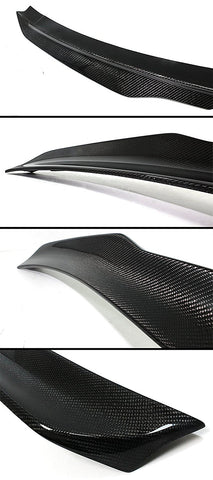 Rear Trunk Lid Spoiler Wing GT Style Real Carbon Fiber for Ford Mustang 2015-2017