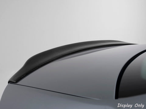 Rear Trunk Lid Spoiler Wing Carbon Fiber Trim for 2013 - 2016 Audi A4 B8.5 / Quattro 4-Dr