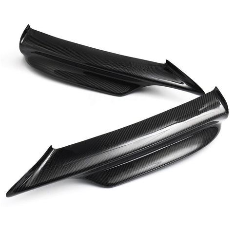 Carbon Fiber Front Splitters Bumper Lip Covers Air Dams For BMW E90 E91 LCI M Tech 2009-2011
