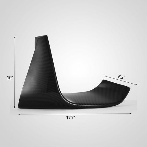 1 Set Carbon Fiber Splitters Bumper Spoiler Lips Set For 2014-2018 BMW M3 M4 F80 F82 F83