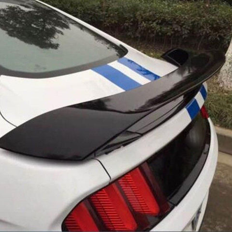 Painted Black GT350 R-Style Trunk Spoiler Wing Deck lid for 15-17 Ford Mustang