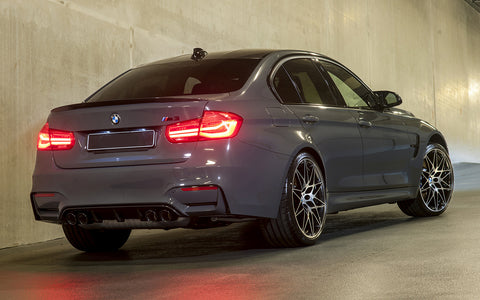 Trunk Lid Spoiler Wing Carbon Fiber Deck For BMW F30 F80 M3 Sedan Boot M Performance