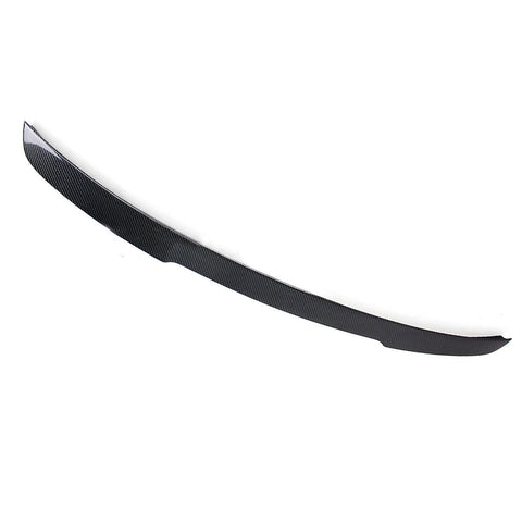 Real Carbon Fiber V Style Highkick Rear Trunk Spoiler Wing For 2014-2017 Audi A3 S3 Sedan