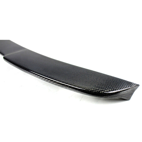 Real Carbon Fiber V Style Highkick Rear Trunk Spoiler Wing For 2014-2017 Audi A3 S3 Sedan