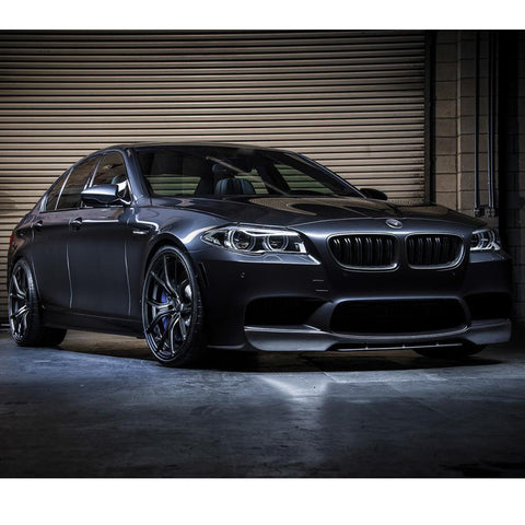 2X BMW 5-Series F10 F11 Painted Glossy Black Front Grille Grill Kidney 2011-2016 M5 528i 550i